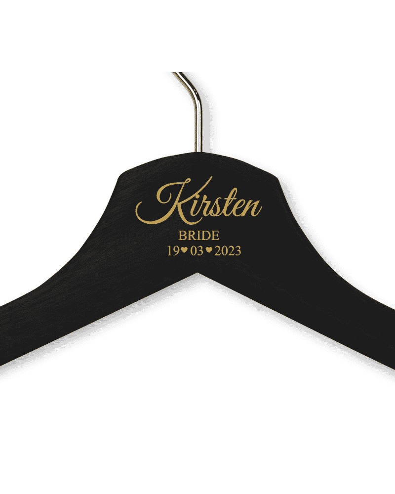 Kirsten's Black Wood Hanger - Child