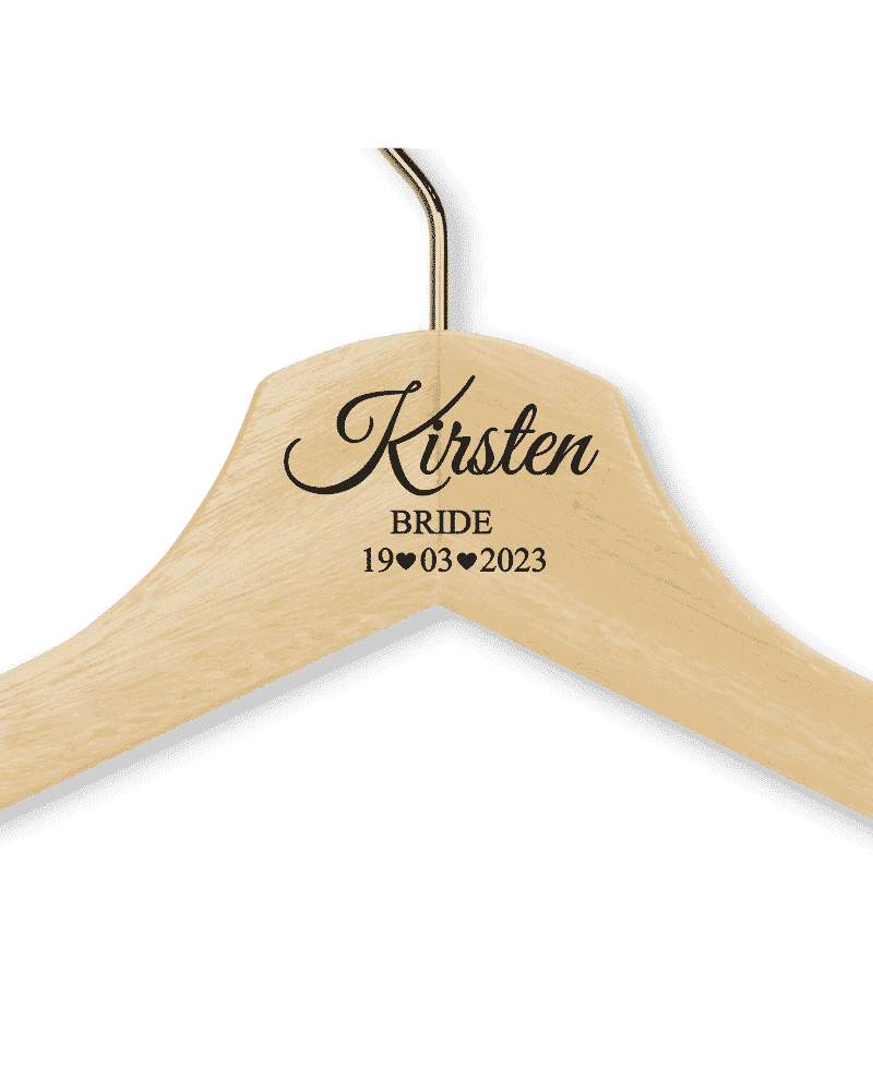 Kirsten's Natural Wood Hanger - Child