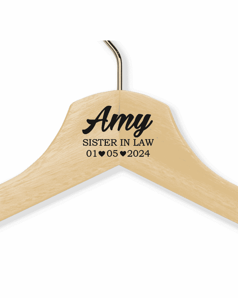 Amy's Natural Wood Hanger - Child