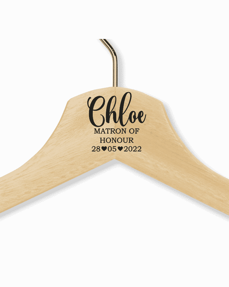 Chloe's Natural Wood Hanger - Child