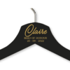 Claire's Black Wood Hanger - Adult