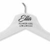Ella's White Wood Hanger - Adult