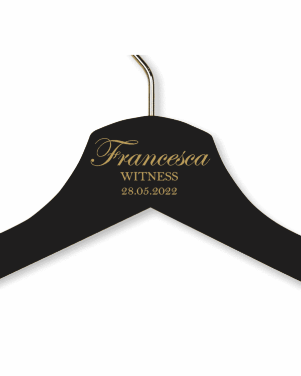 Francesca's Black Wood Hanger - Child