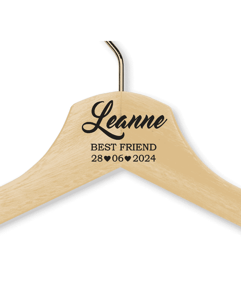 Leanne's Natural Wood Hanger - Child