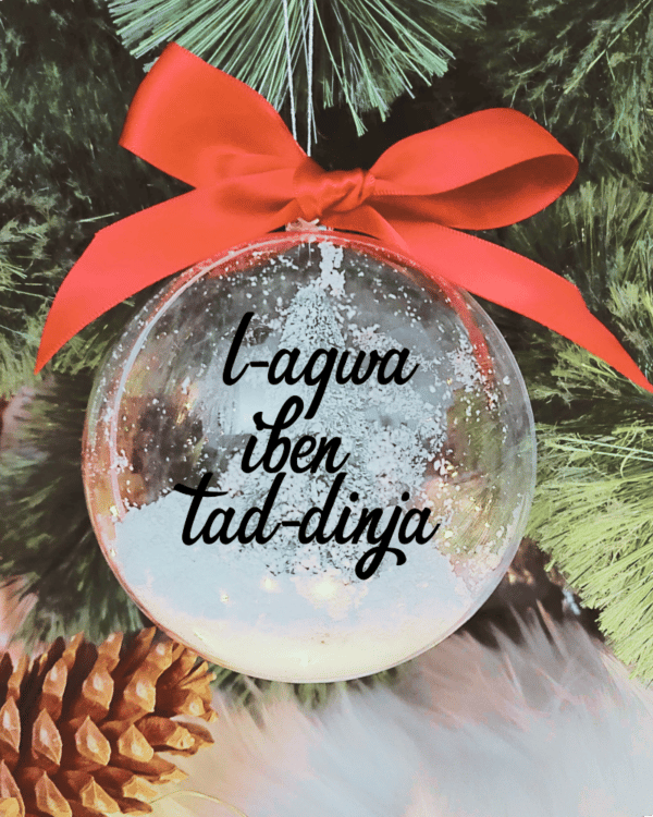 L-Aqwa Iben tad-Dinja - 10cm Acrylic Bauble