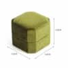 Velvet Ring Box - Gold - Image 2