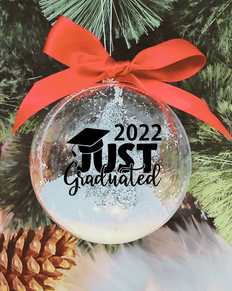 Just Graduated - 10cm Acrylic Bauble