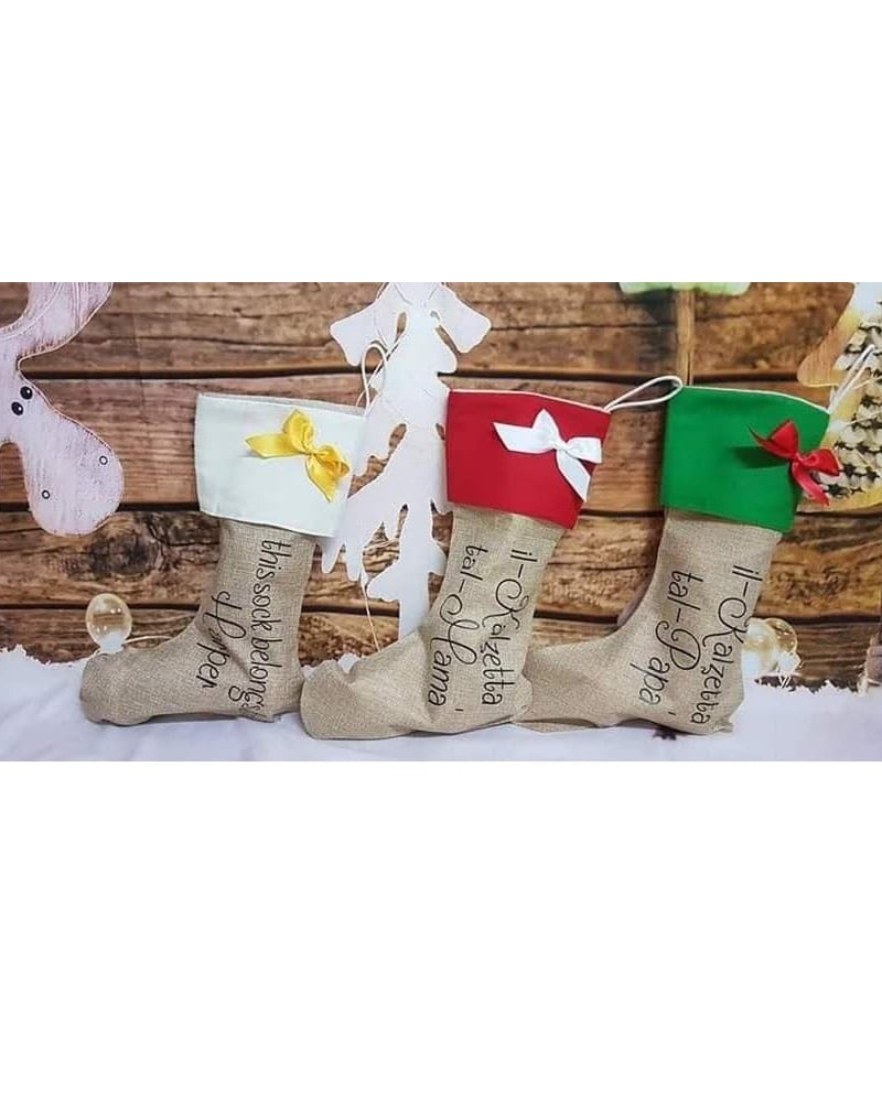 Coloured Cuff – Personalised Stocking