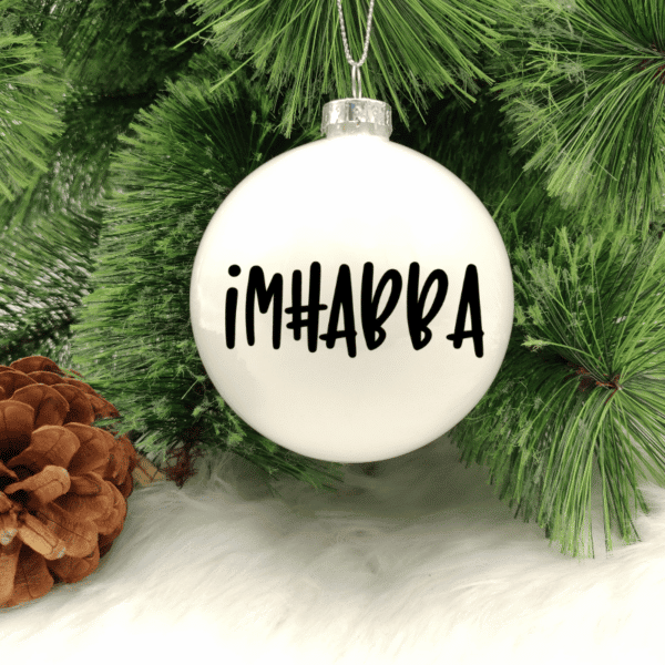 Imħabba - 8cm Glass Bauble