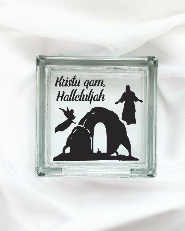 Kristu Qam.. - Glass Block