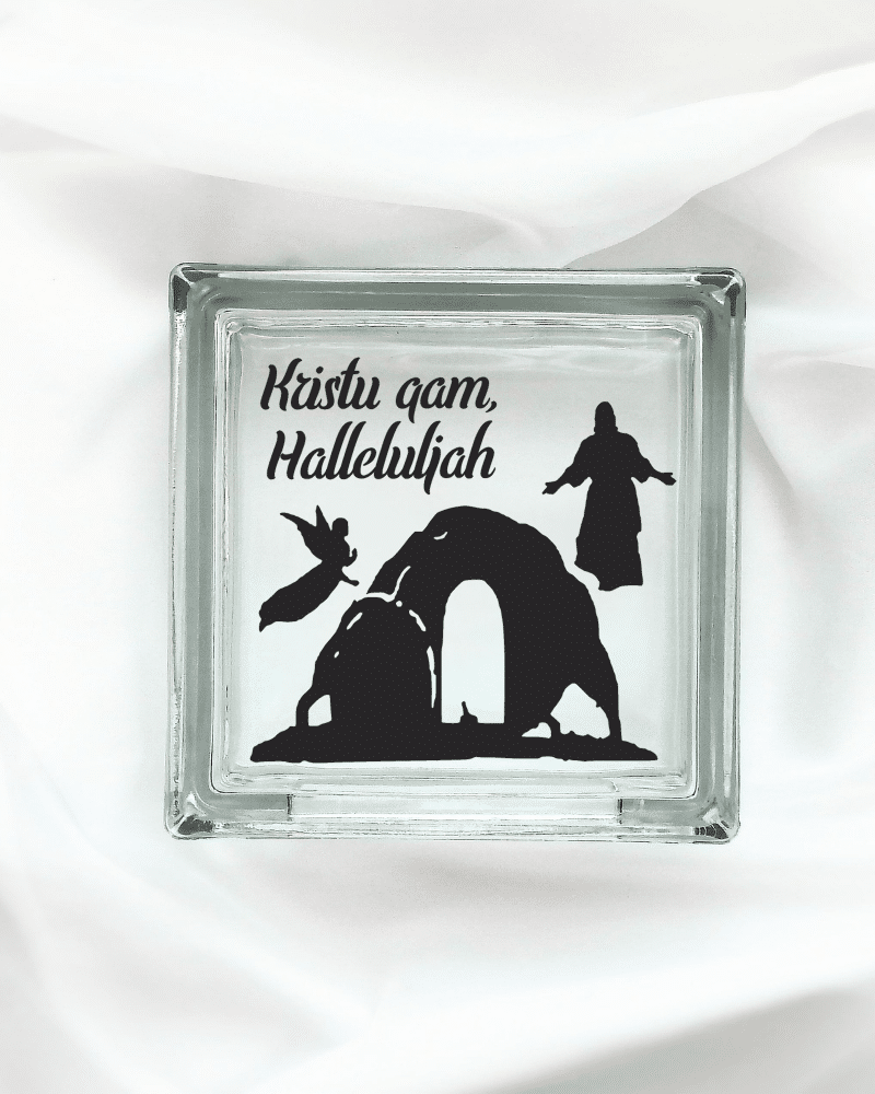 Kristu Qam.. - Glass Block