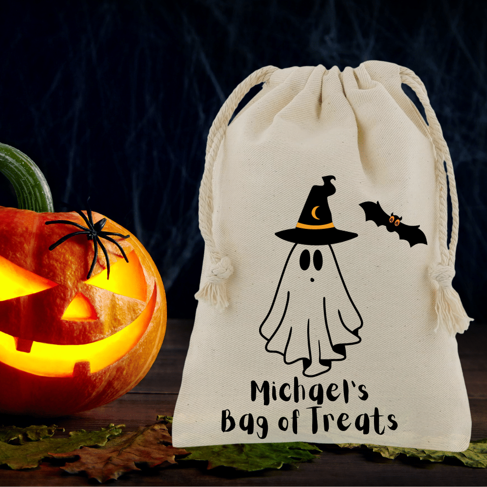 Ghost - Personalised Halloween Sack
