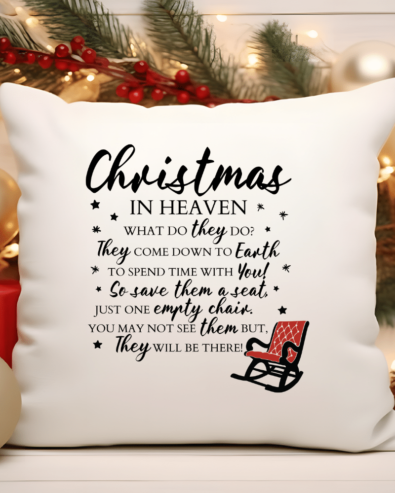 Christmas in Heaven Cushion