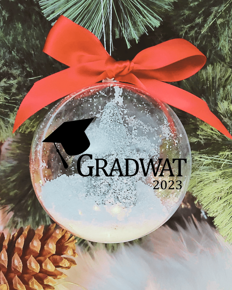 Gradwat - 10cm Acrylic Bauble