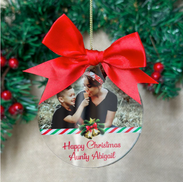 Photo Bells -  Acrylic Ornament