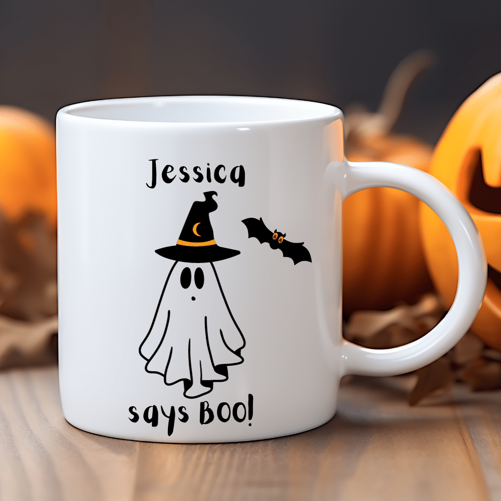 BOO! - Personalised Halloween Mug