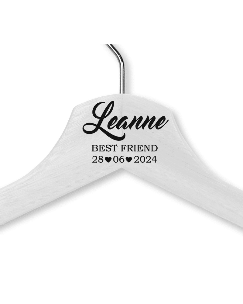 Leanne's White Wood Hanger - Child