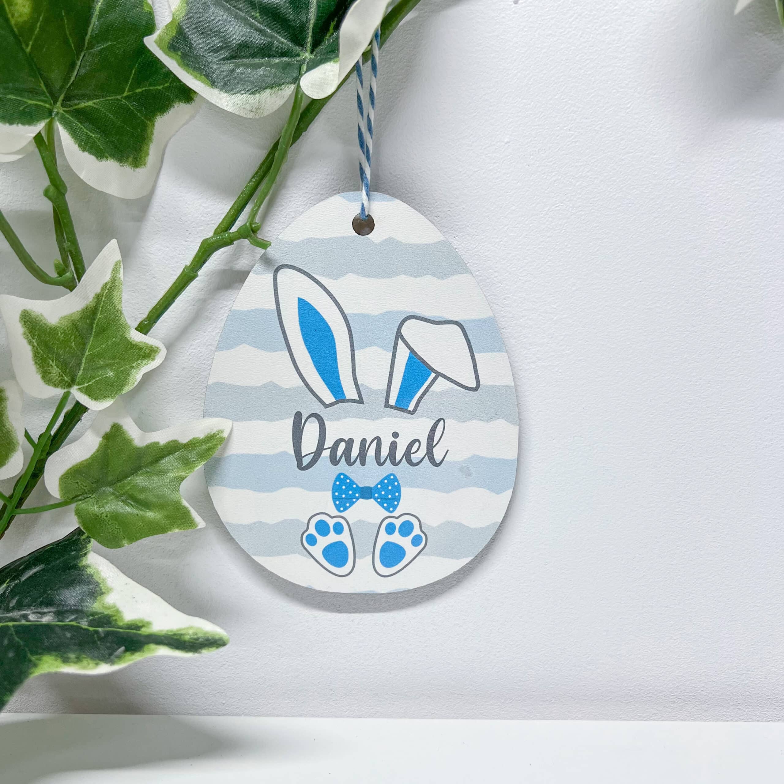 Easter Egg Blue Split Bunny