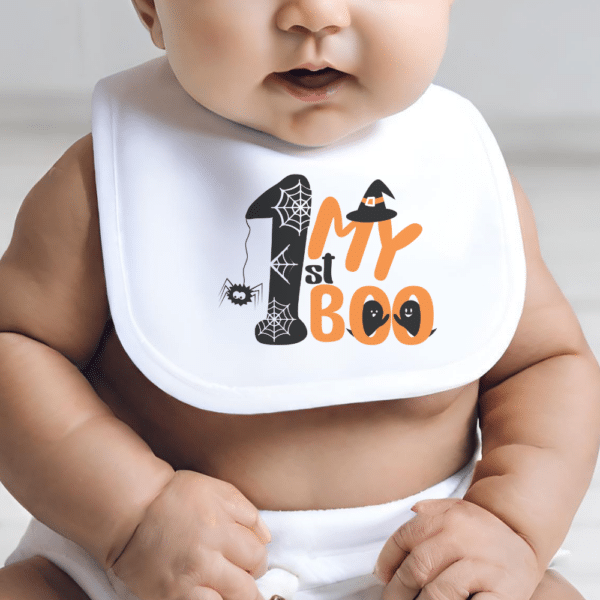 My First Boo - Halloween Bib