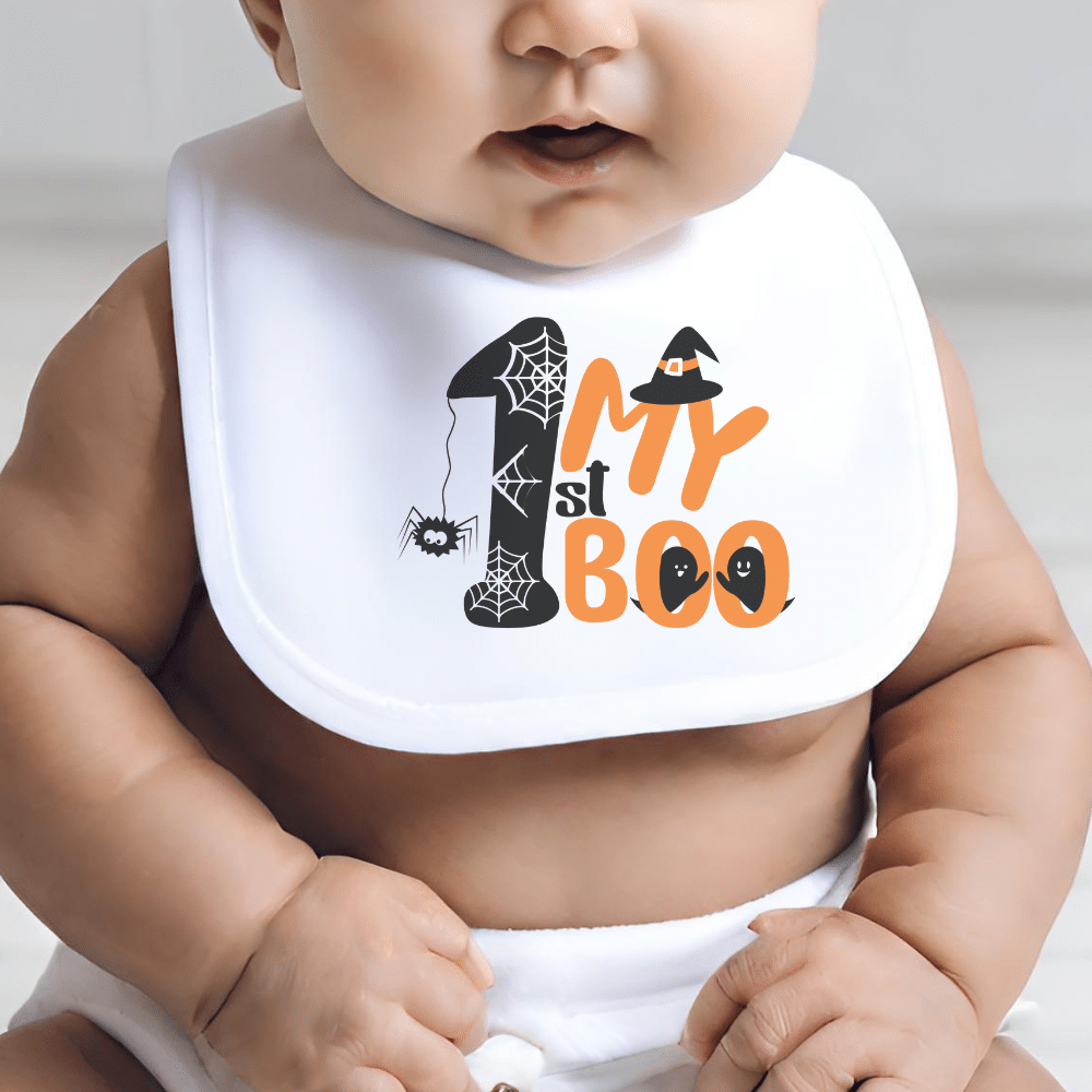 My First Boo - Halloween Bib