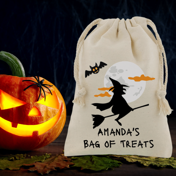 Witch - Personalised Halloween Sack