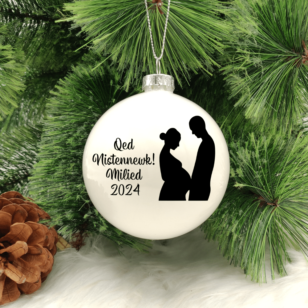 Qed Nistennewk - 8cm Glass Bauble