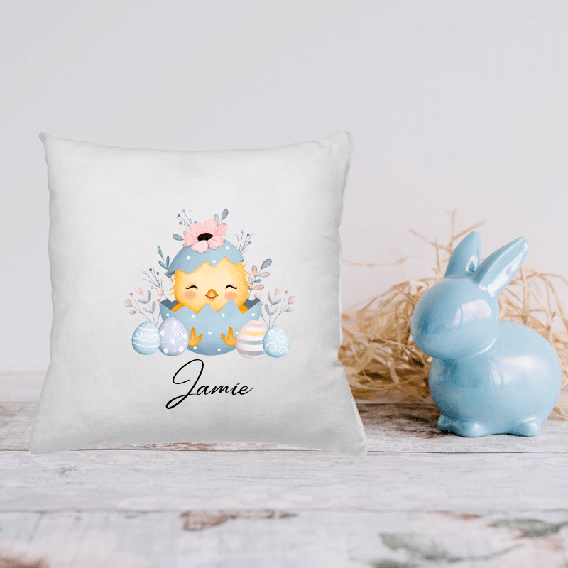Blue Chick - Personalised Cushion