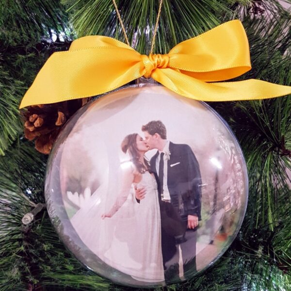 Photo Personalised - 10cm Acrylic Bauble
