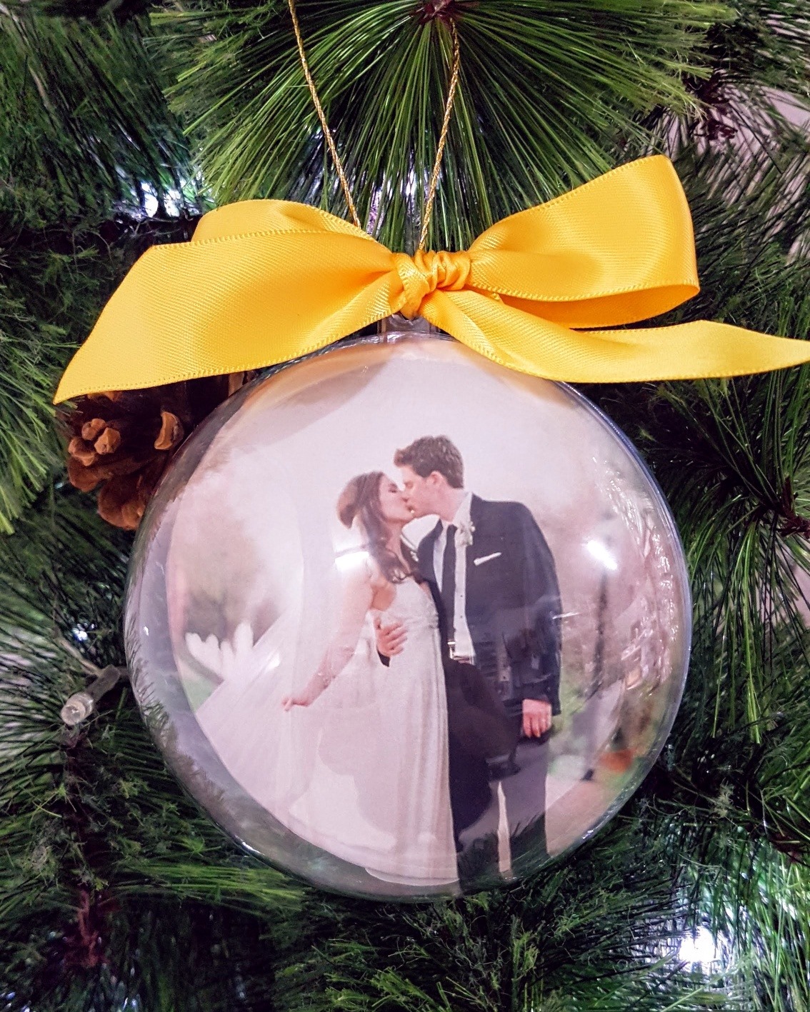 Photo Personalised - 10cm Acrylic Bauble