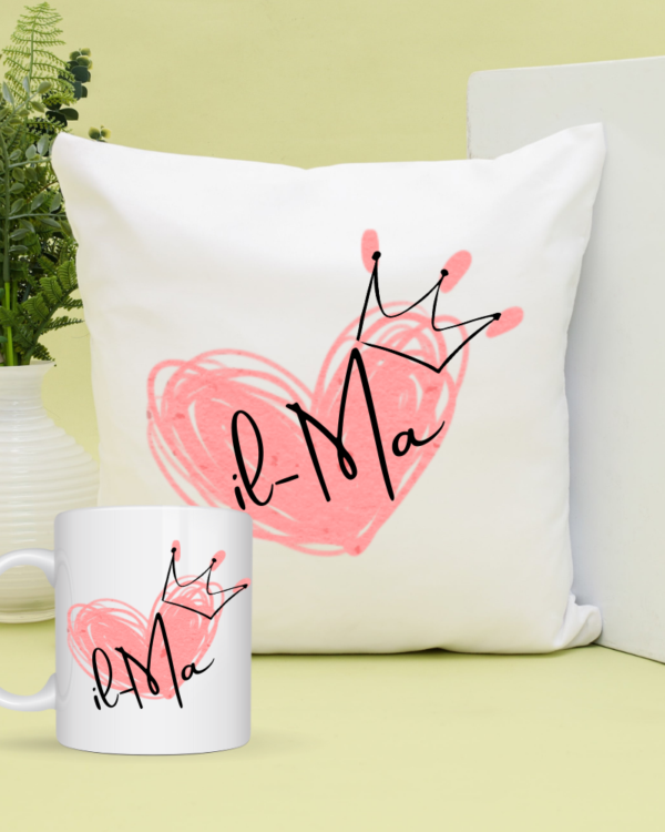 Crowned Ma - Mug & Cushion Set