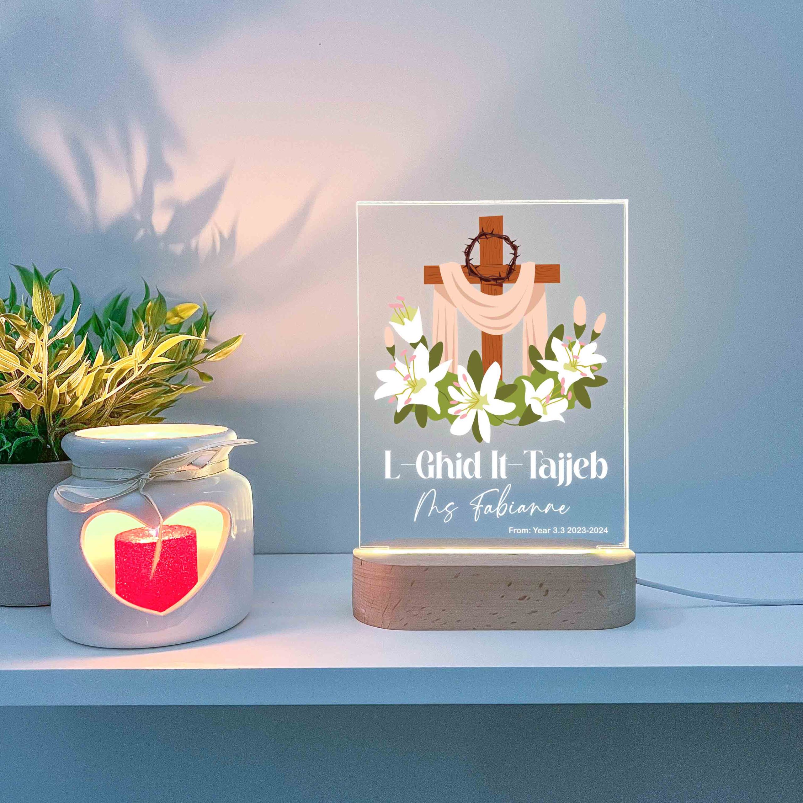 Easter Cross - Night Lamp