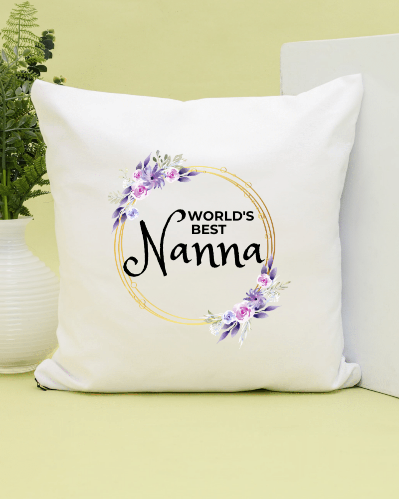 Sottobicchiere Quadrato In MDF Lucido 'You Are Simply The Best Nanna' - 9x9 Cm - Idea Regalo Rosa