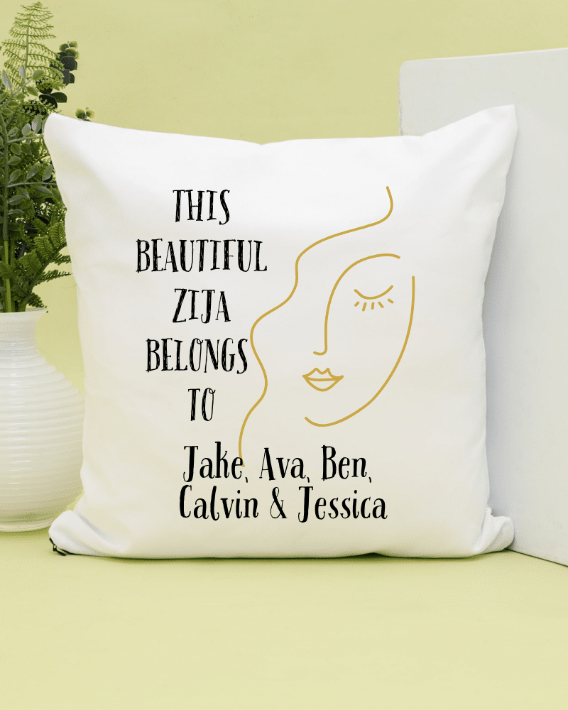 Beautiful Zija - Personalised Cushion