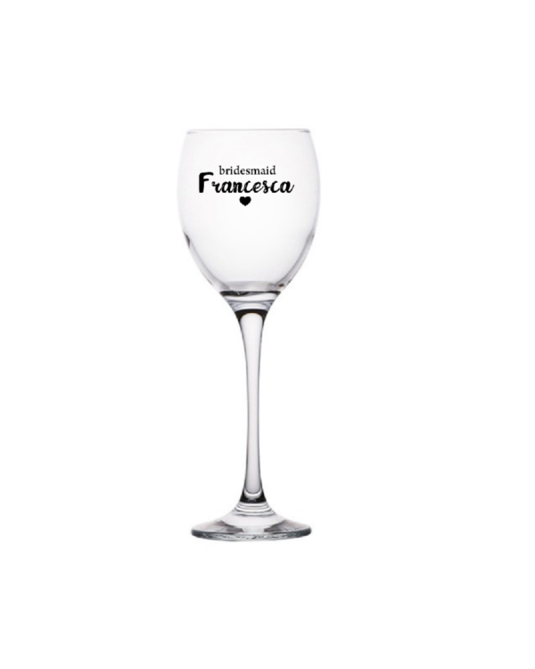 Francesca's Personalised Wine Glass
