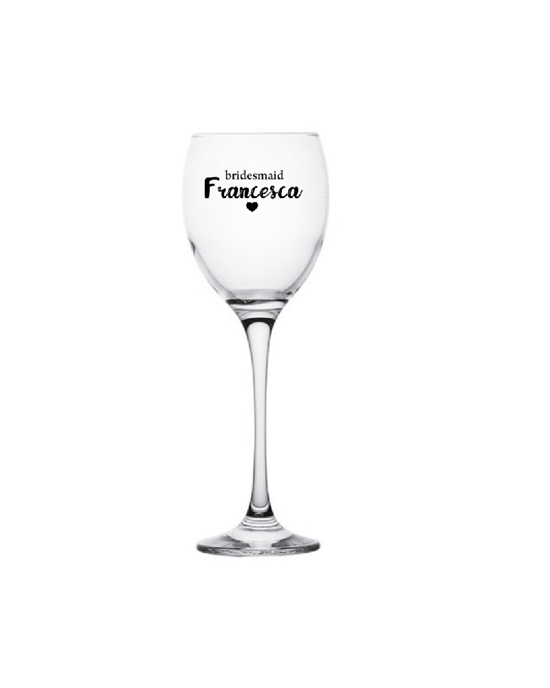 Francesca's Personalised Wine Glass