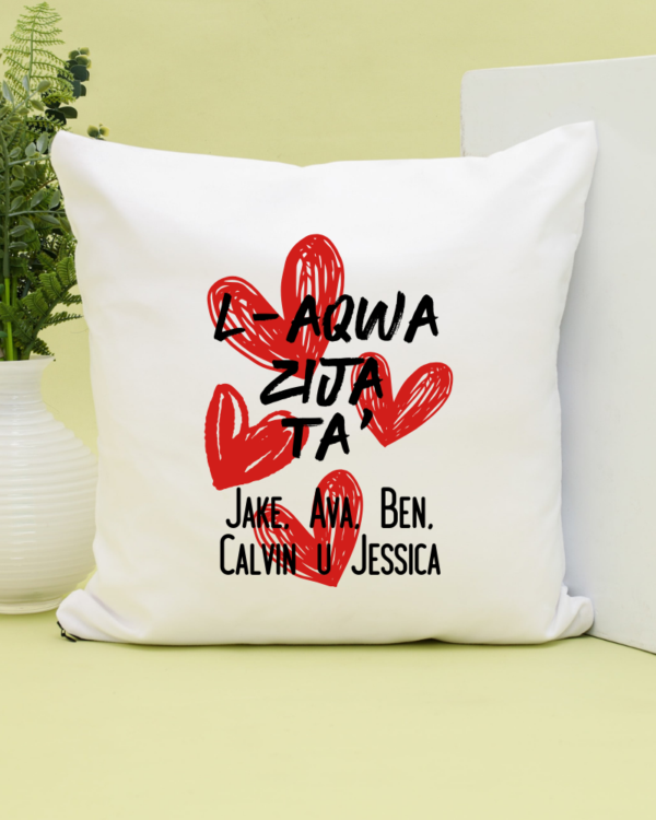 L-Aqwa Zija - Personalised Cushion