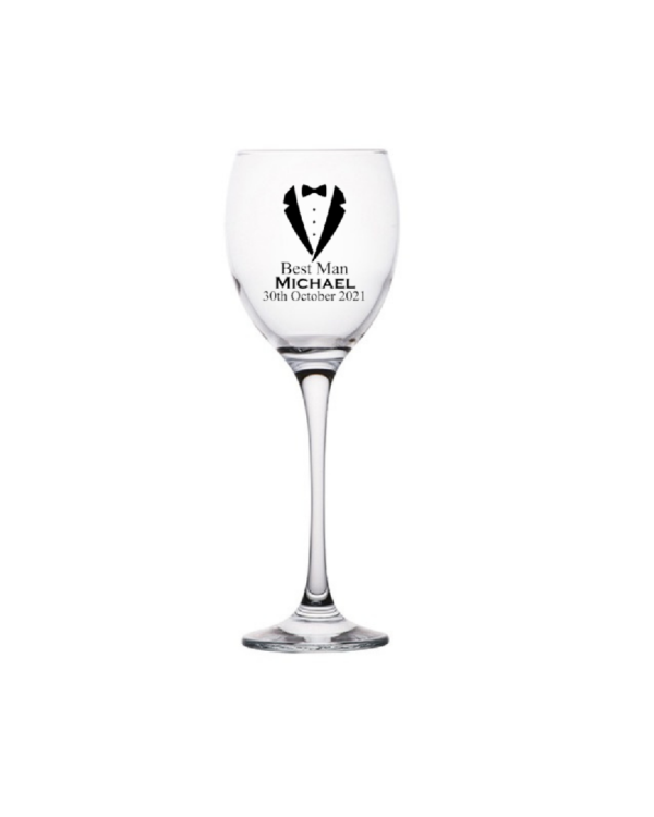 Michael's Personalised Wine Glass