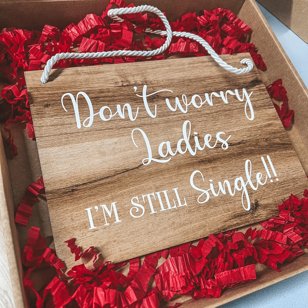 Still Single - Rectangle Wedding Sign