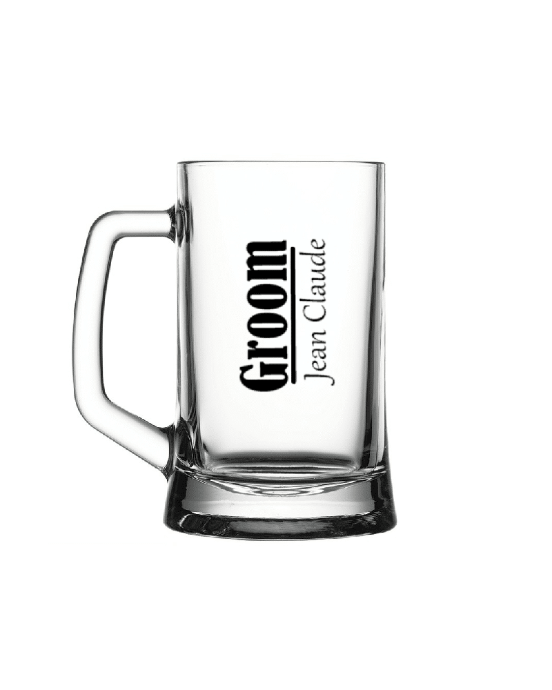 Jean Claude's Personalised Beer Mug