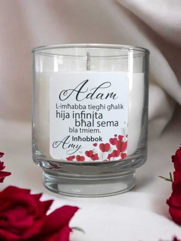 L-Imħabba Tiegħi Għalik – 225ml Massage Scented Candle