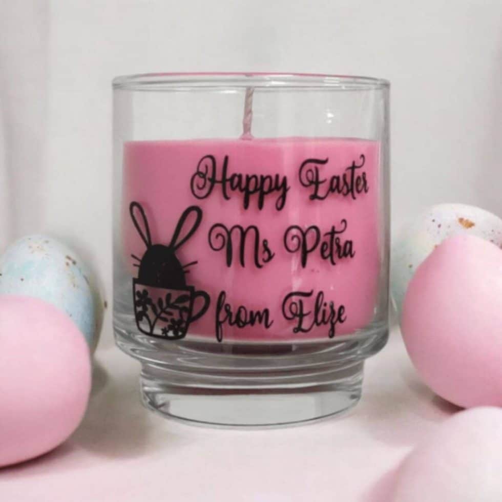 Happy Easter Personalised Candle - 225ml