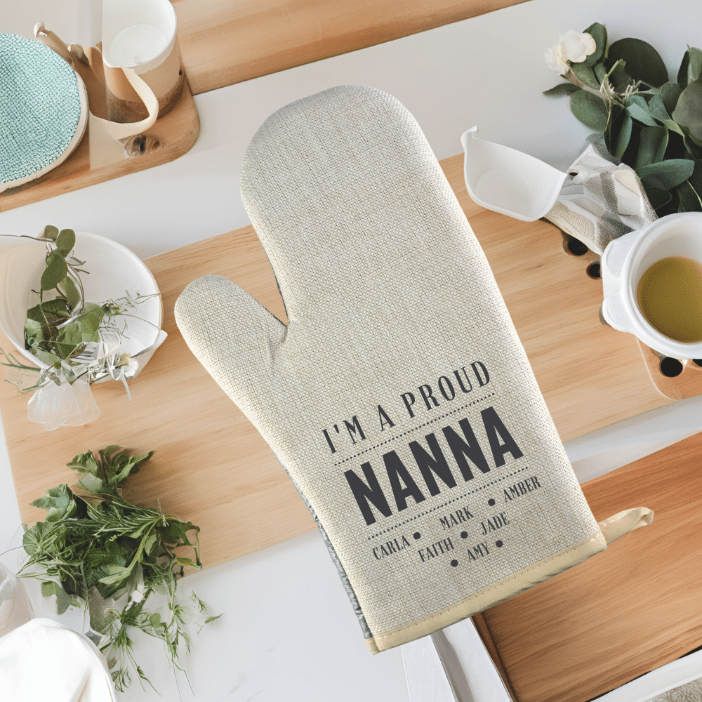 Proud Nanna - Personalised Oven Mitt