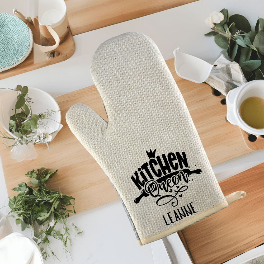 Kitchen Queen - Personalised Oven Mitt