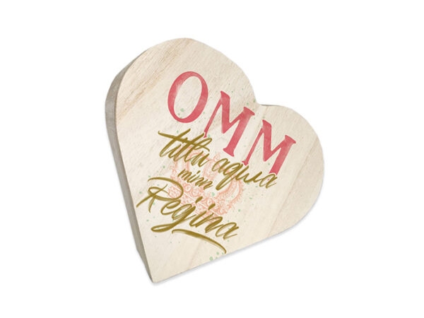 Omm ... Reġina - Wooden Heart Box