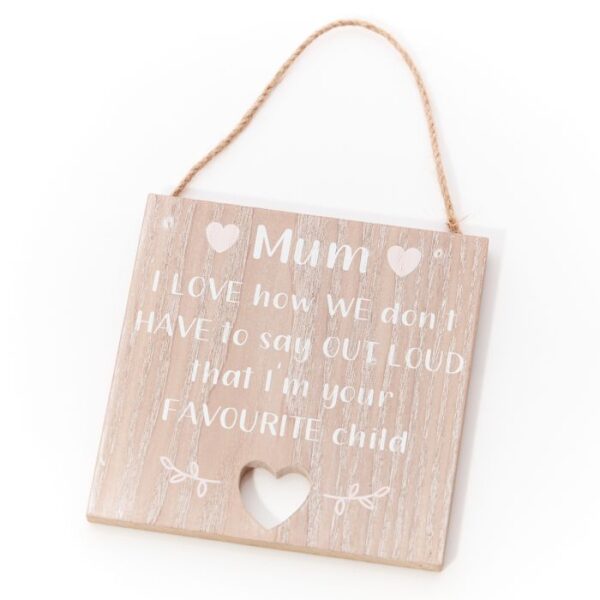 Mum Cut Out Heart Plaques - Image 7