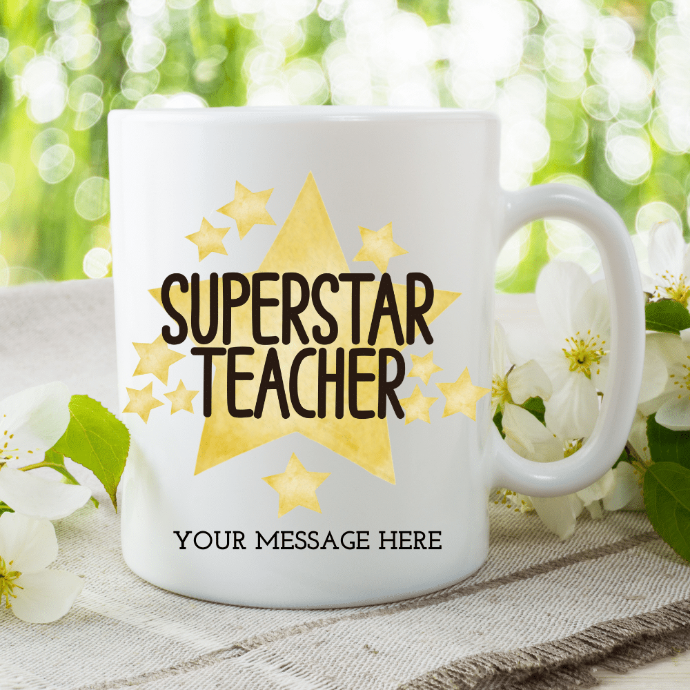 Super Star Teacher - Personalised Mug