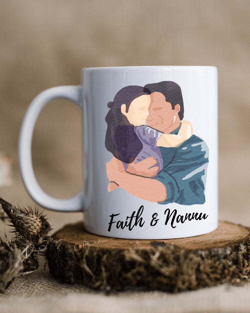 Girl Personalised Name & ... - Mug