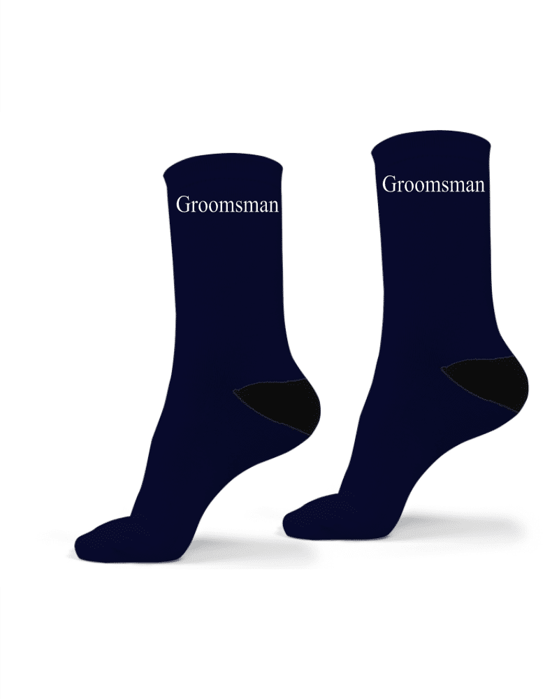 Personalised Socks - Blue - Image 3