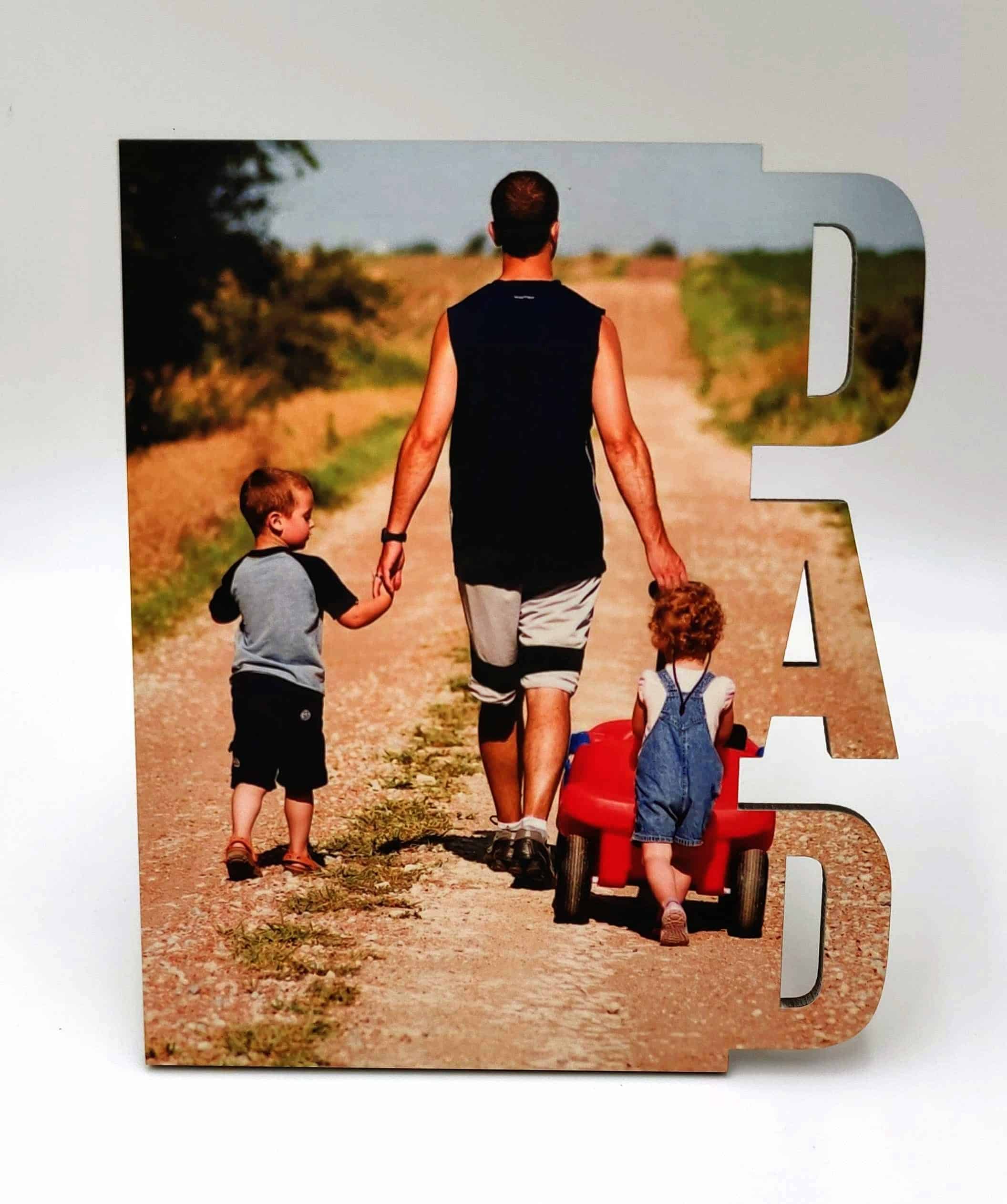 DAD - Vertical Personalised Photo Frame