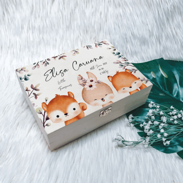 New Born Keepsake Box - Greenland Theme